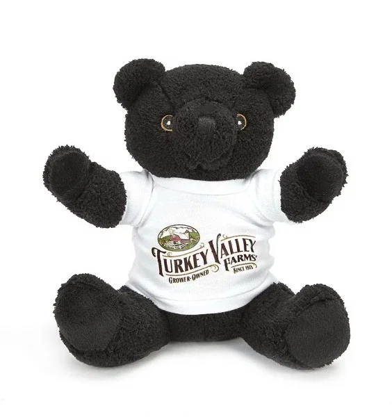 Custom Extra Soft Black Bear - 10"