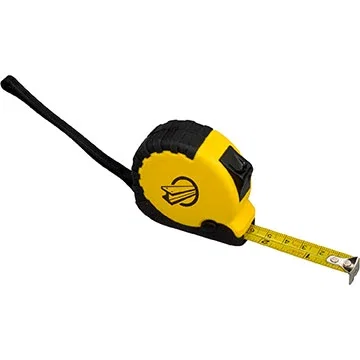 10-foot metal tape measure with inch and metric ruler, promotional product front view