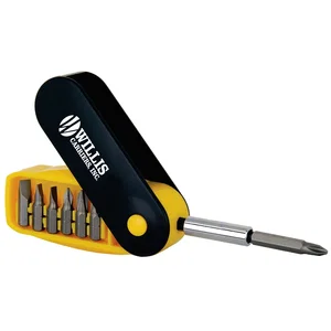 10 in 1 Folding Screwdriver Set with Belt Clip