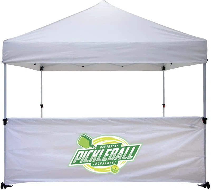 10' Omni Tent Half Wall Kit (Full-Color Imprint) — view 3