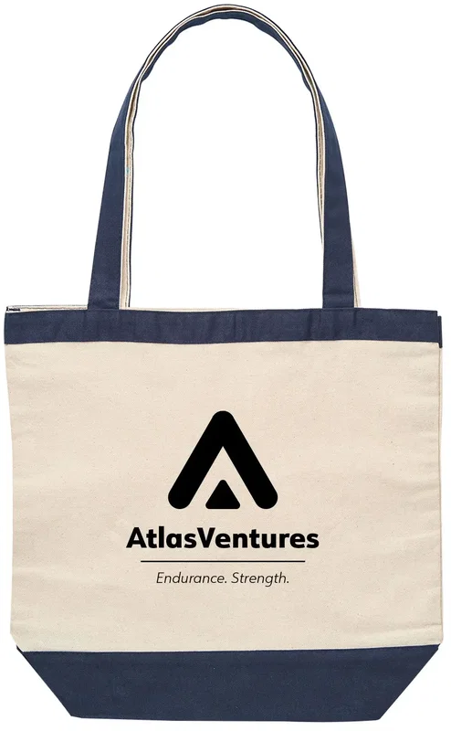 Custom Cotton Canvas Boat Tote Bag — view 4