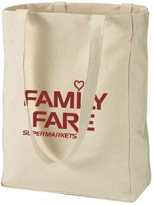 Personalized Cotton Canvas Tote Bag - 10 oz.