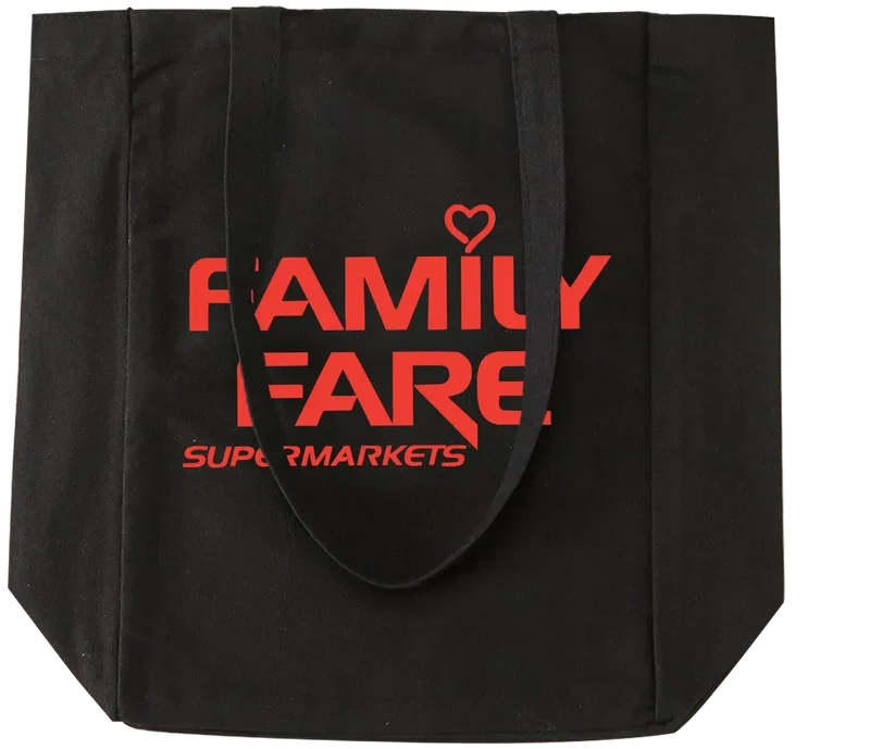 Personalized Cotton Canvas Tote Bag - 10 oz. — view 4