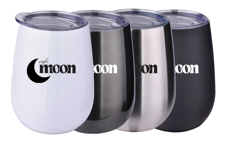 10 oz. Double-Wall Stainless Cup. Insulated 10 oz double-wall stainless steel cup for corporate event gifting