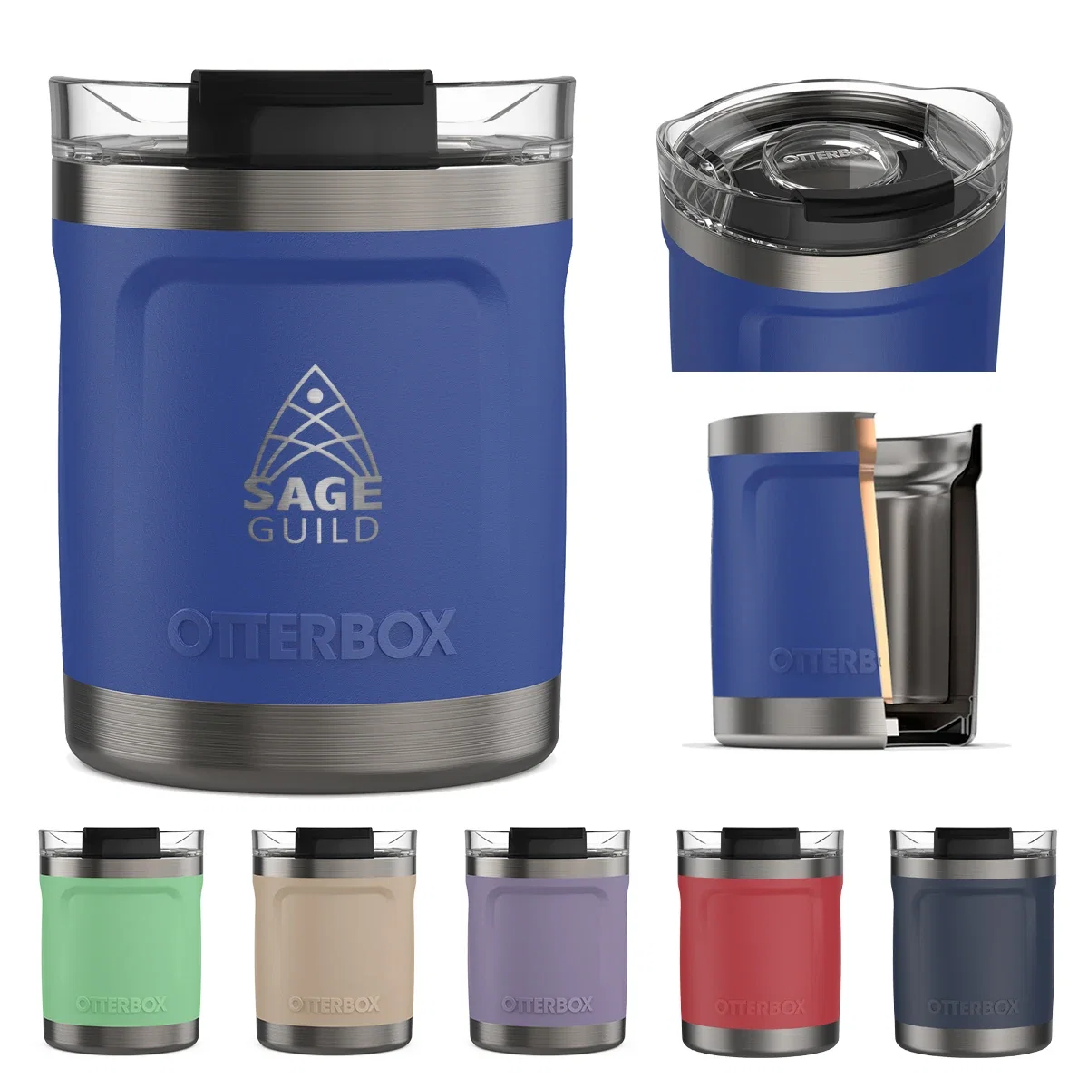 10 Oz. Otterbox® Elevation® Fashion Colors Stainless Steel Tumbler — view 2