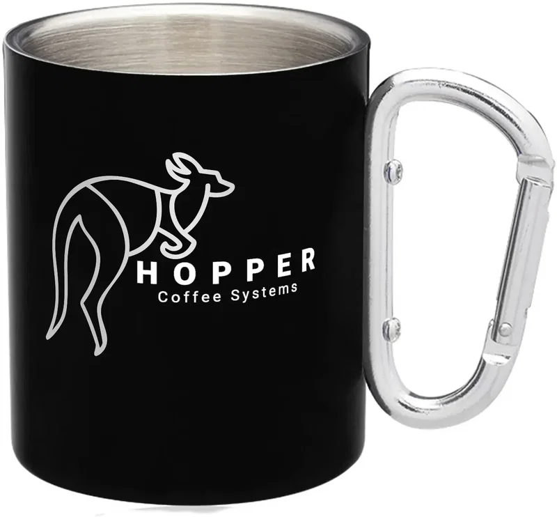 RANGER Stainless Steel Mug with Carabiner Handle (10 oz, 1 Color) — view 10