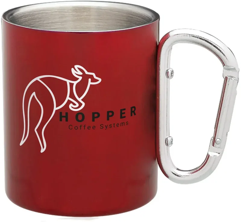 Carabiner Stainless Steel Mug — view 6