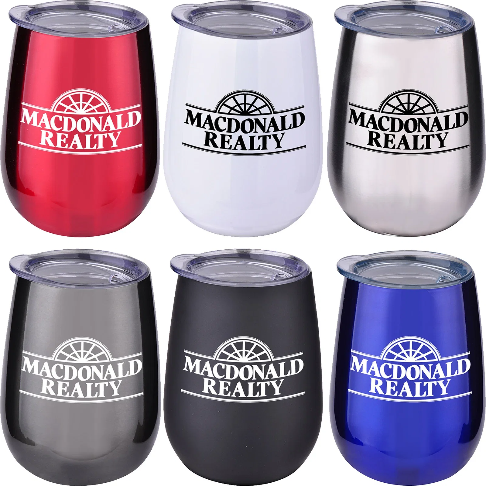 10 oz. Stainless Stemless Wine Tumbler — view 2