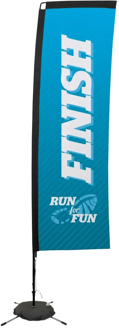 10' Premium Rectangle Sail Sign Kit (Single-Sided with Scissor Base) — view 7