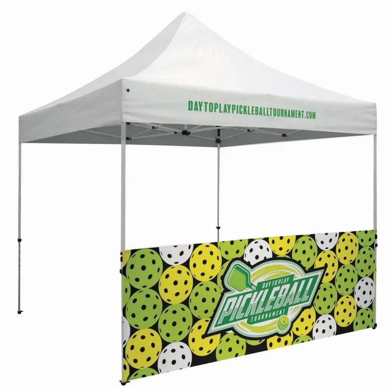 10' Standard Tent Half Wall Kit (Dye Sublimated, Single-Sided) — view 2