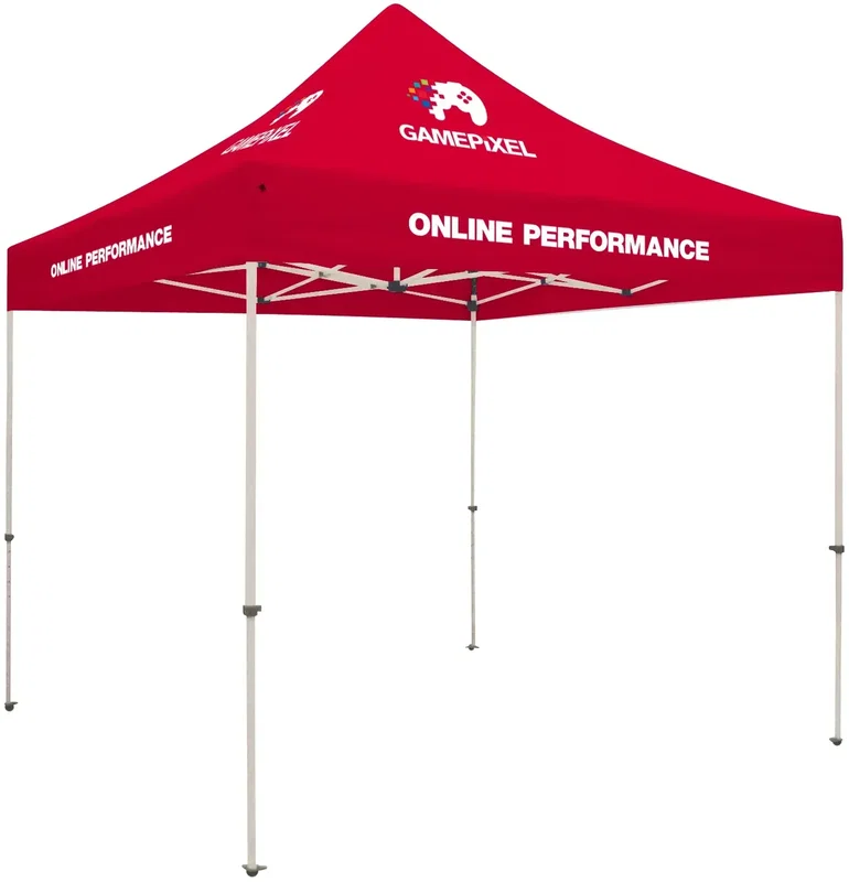 10' Standard Tent Kit (Full-Color Imprint, 4 Locations) — view 10
