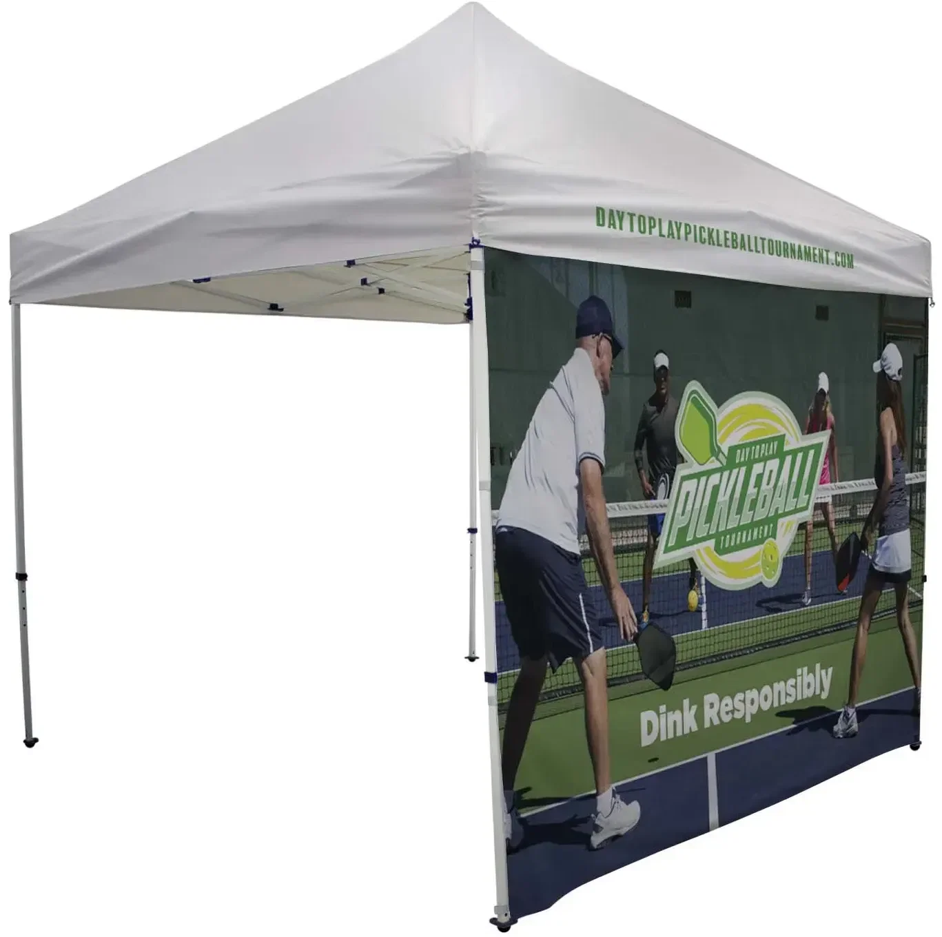10' Tent Full Wall (Dye Sublimated, Double-Sided) — view 4