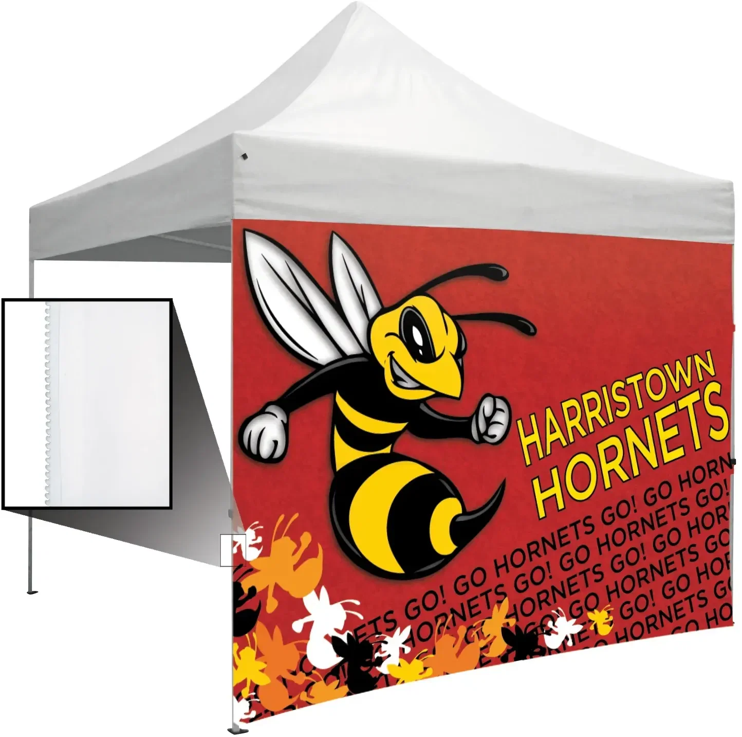10' Tent Full Wall (Dye Sublimated, Single-Sided) — view 4