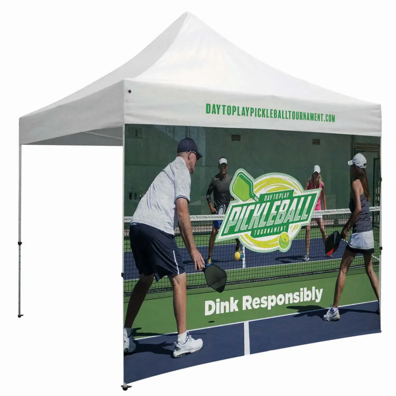 10' Tent Full Wall (Dye Sublimated, Single-Sided) — view 6