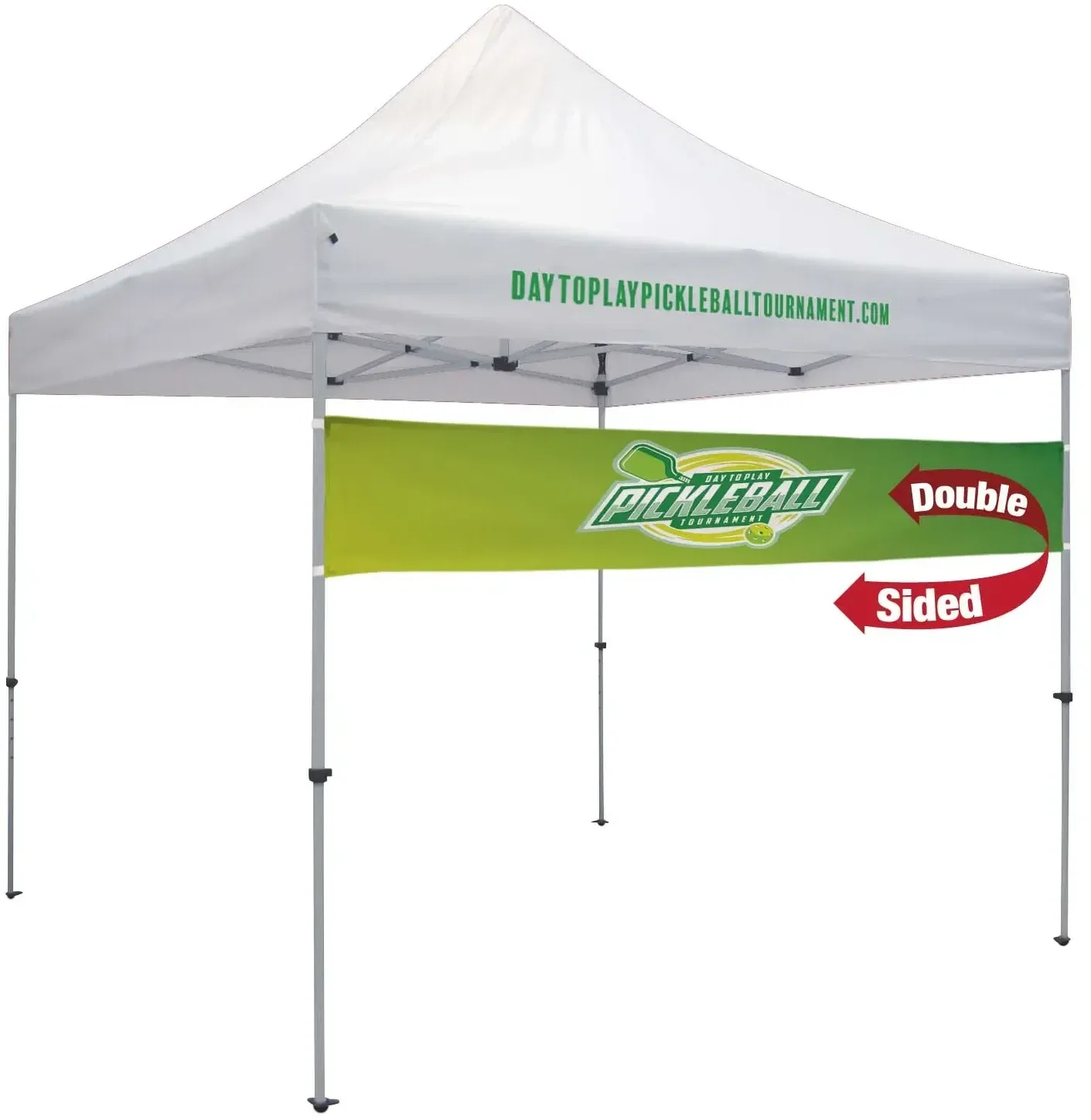 10' Tent Quarter Wall (Dye Sublimated, Double-Sided) — view 2