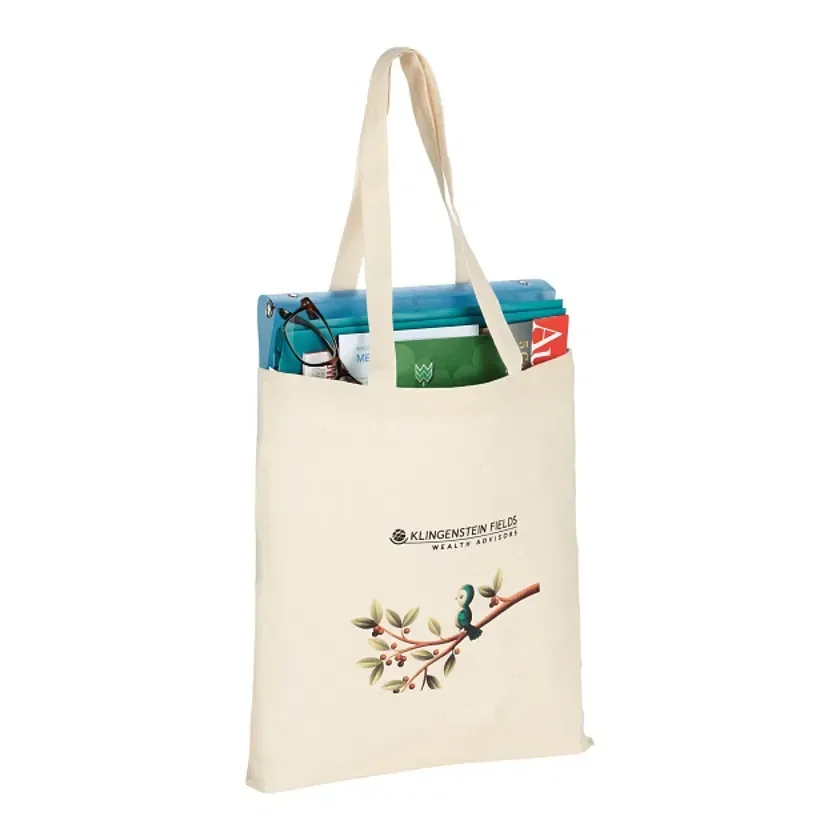 100% 4oz Cotton Canvas Convention Tote — view 4