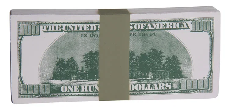 $100 Dollar Bill Stack Stress Reliever — view 2