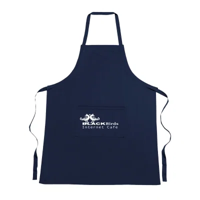 Orange apron laid out to show its full size