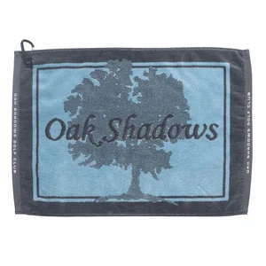 Carabiner Golf Towel, 16 x 24 Inch 100% Cotton Terry Velour, Custom-Woven Imprint