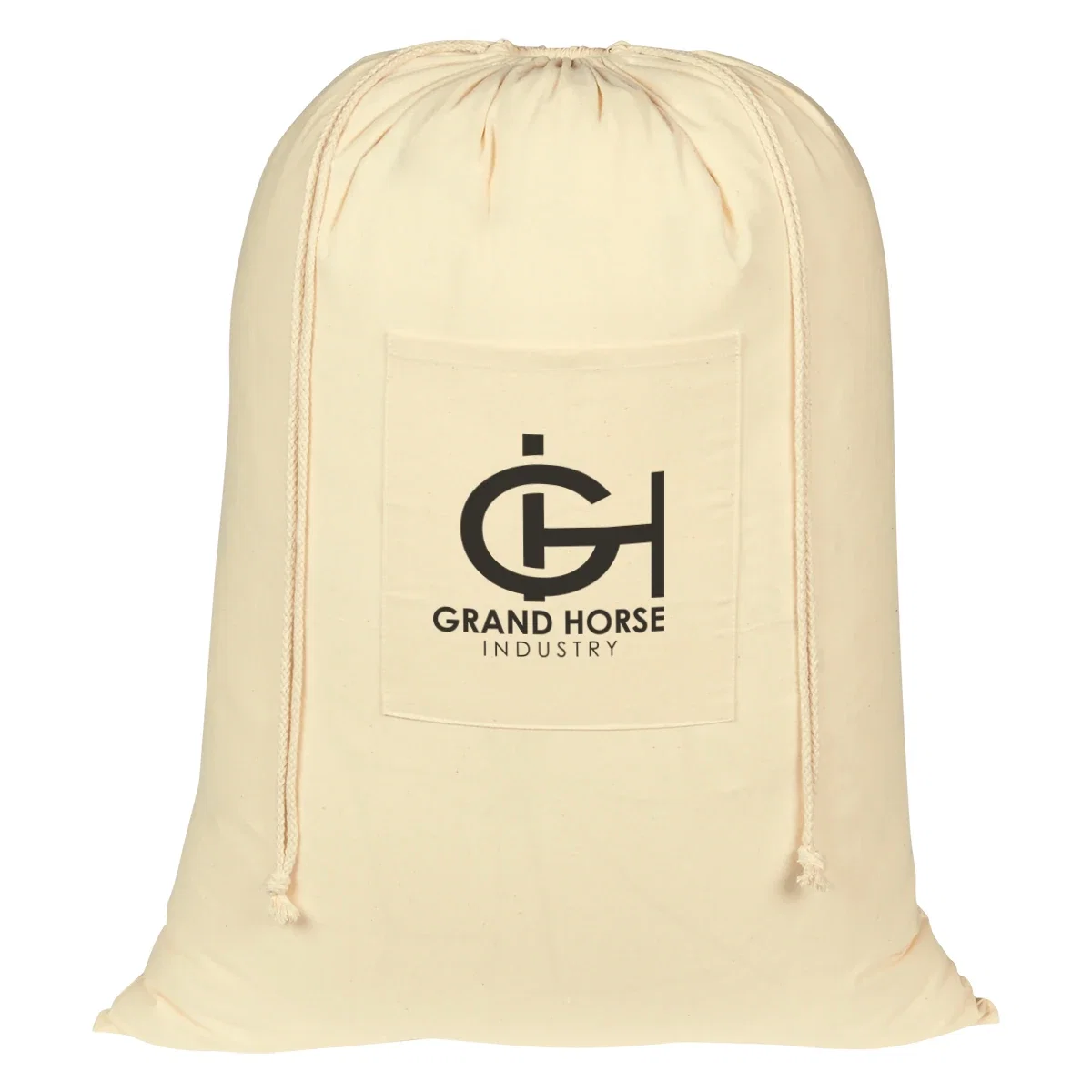 Catalog style shot of the laundry bag highlighting the side seam