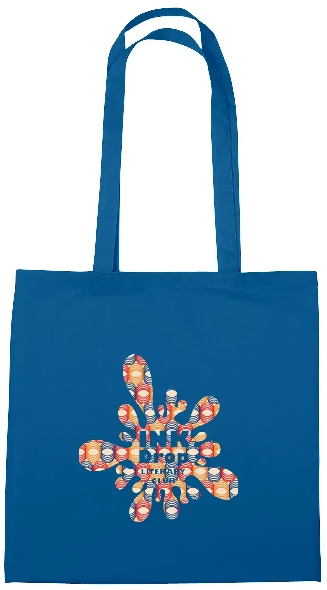 Reusable cotton tote in a simple square shape