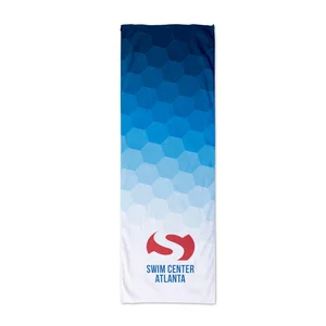 12 x 36 Inch 100% Polyester Fitness Cooling Towel, Full-Color Imprint