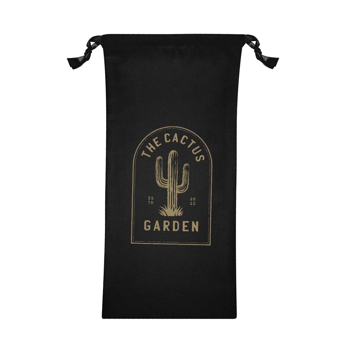 Gray pouch held in one hand
