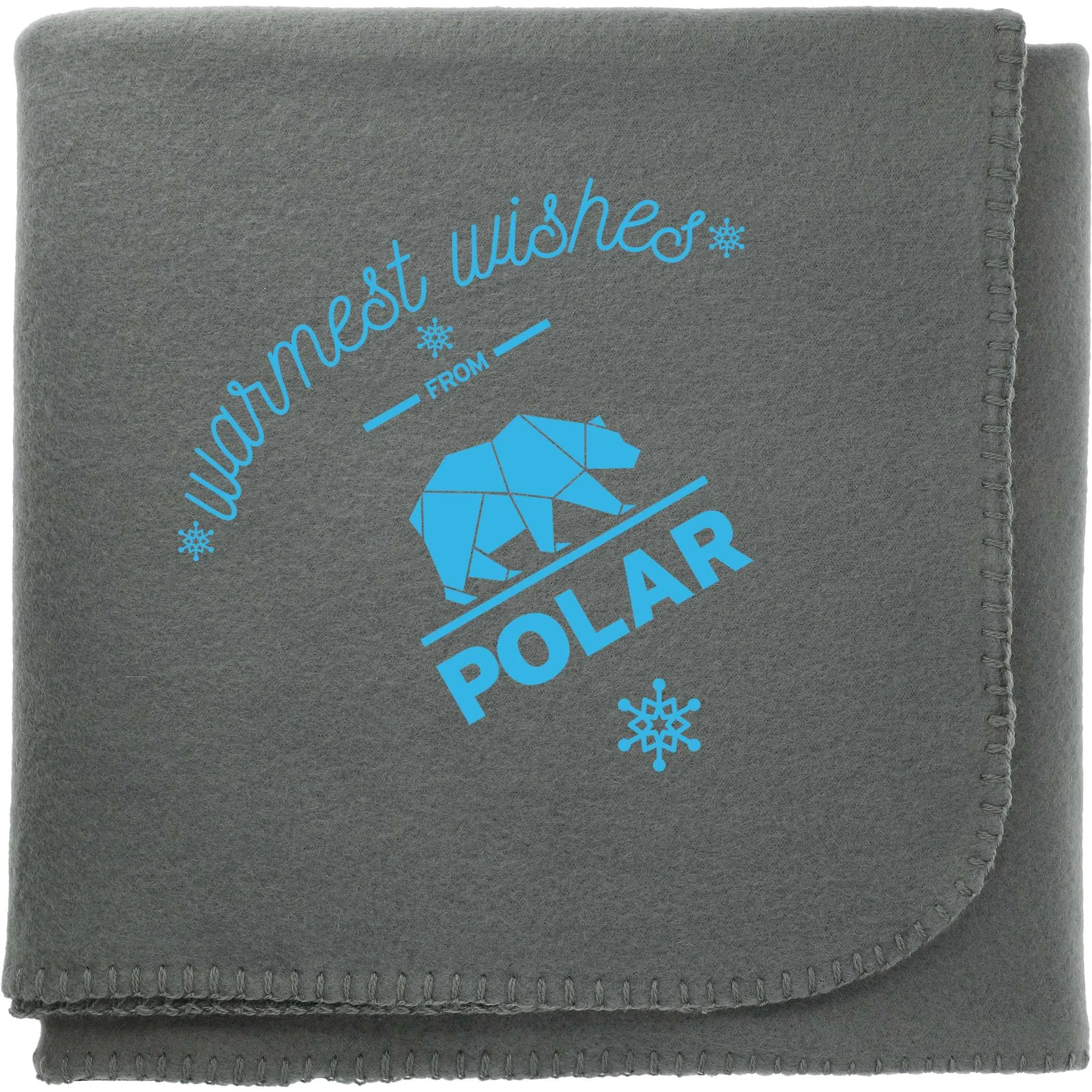 Custom Recycled PET Fleece Blanket - 50" x 60" — view 29