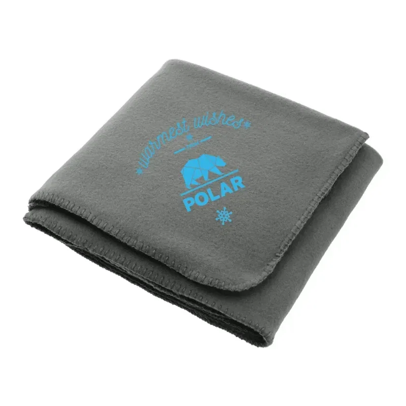 Custom Recycled PET Fleece Blanket - 50" x 60" — view 3