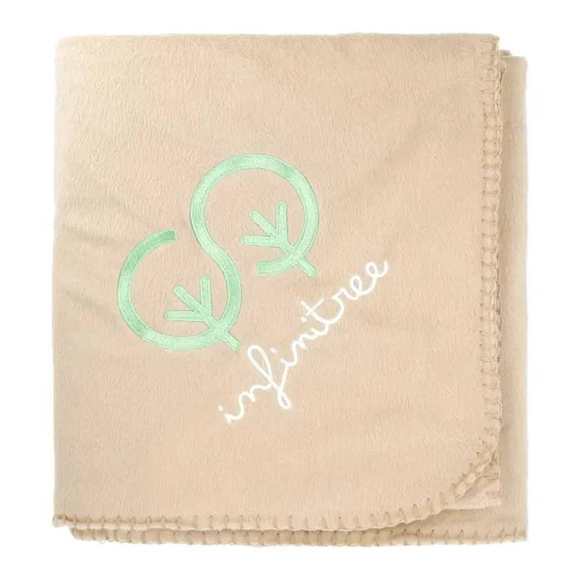 Custom Recycled PET Fleece Blanket with Pouch — view 3