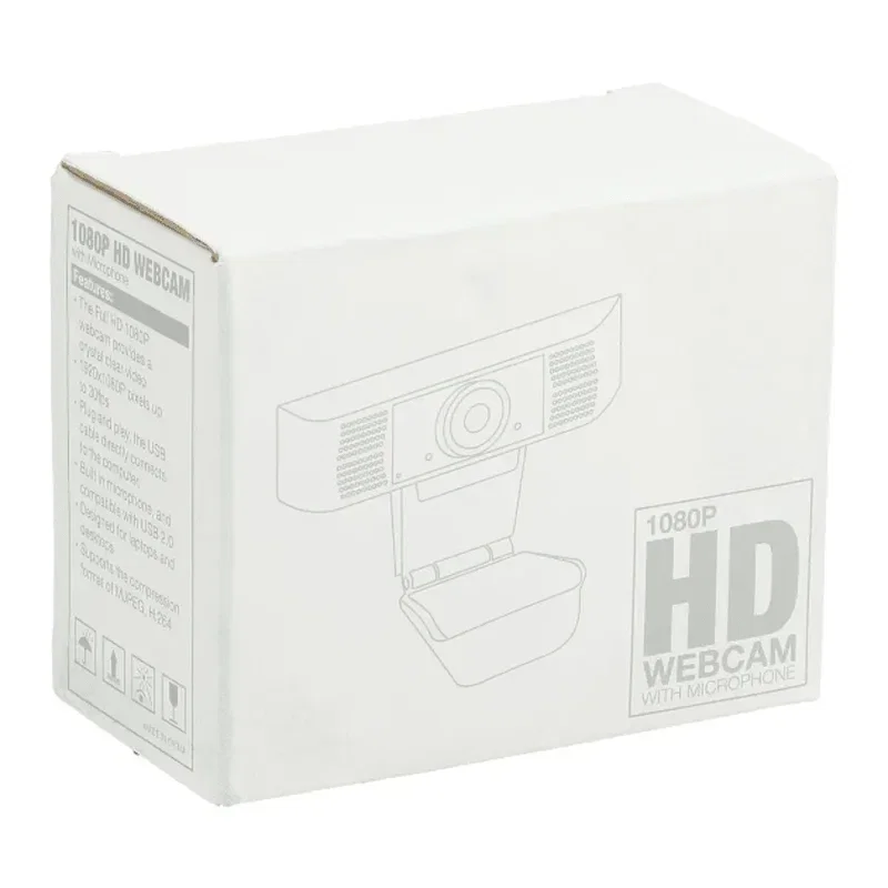 Custom HD Webcam with Noise-Cancelling Microphone - 1080P — view 3