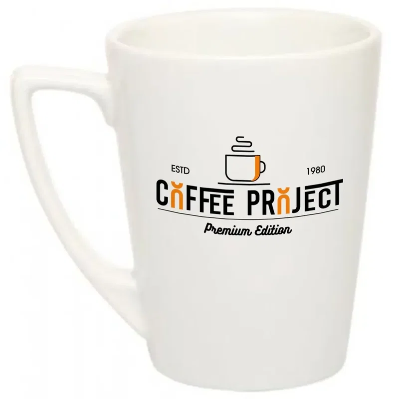 Custom Latte Beans Mug (10oz) - 2 Color — view 2