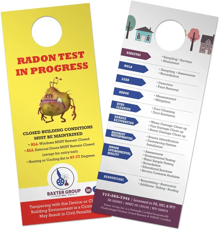 Custom Door Hangers — view 2