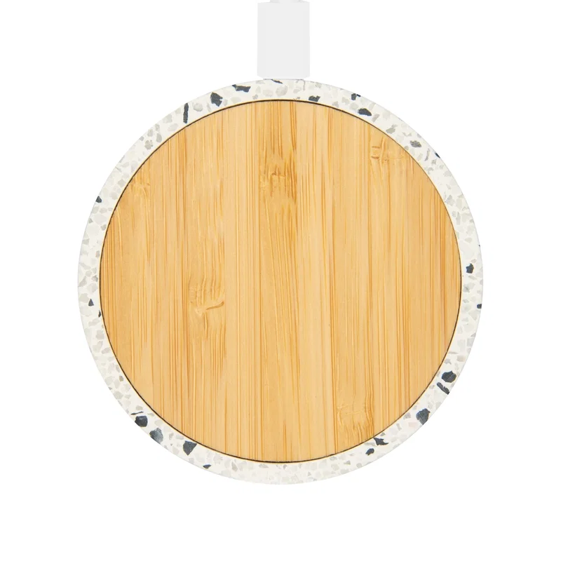 10W Speckle & Bamboo Wireless Charger — view 2