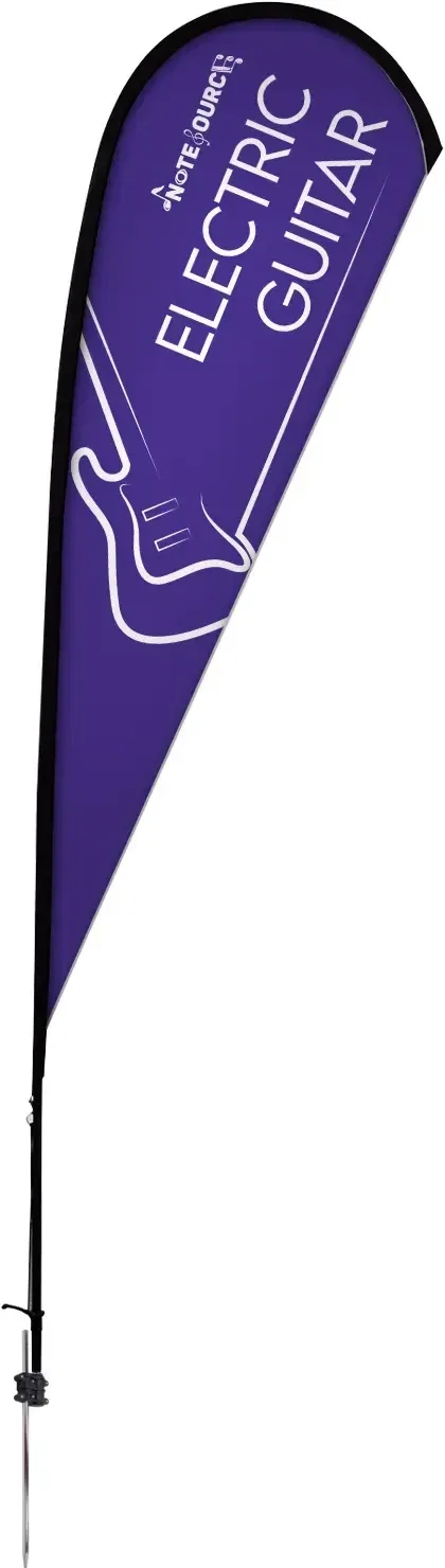 11.5' Elite Teardrop Nylon Sail Sign Kit (Single-Sided with Ground Spike) — view 5