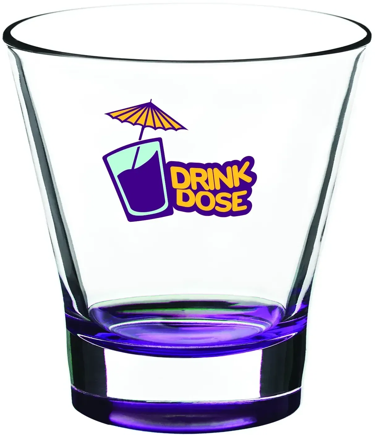 Personalized Shaken Stemless Martini Glass - 11.5 oz — view 3