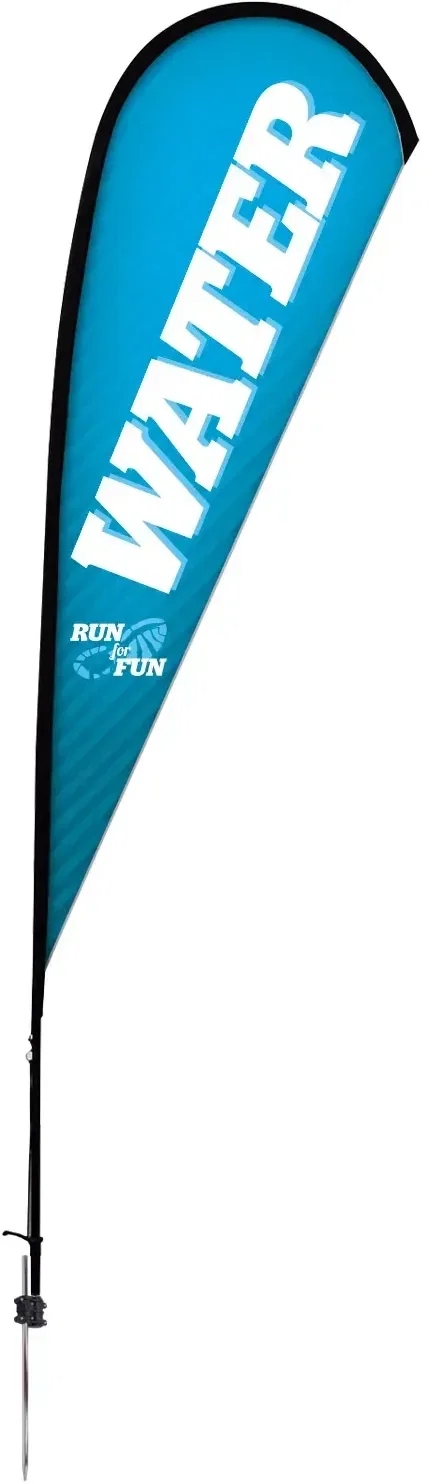 11.5' Premium Teardrop Sail Sign Kit (Single-Sided with Ground Spike) — view 7