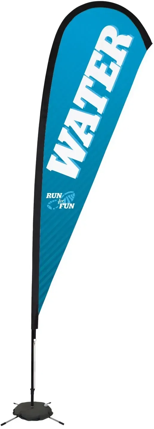 11.5' Premium Teardrop Sail Sign Kit (Single-Sided with Scissor Base) — view 7