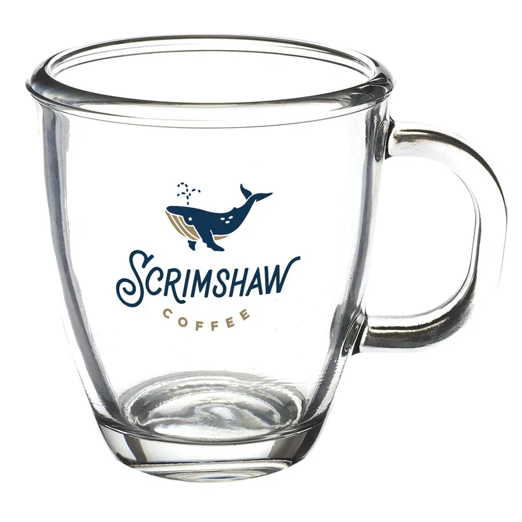 11 oz. London Glass Coffee Mugs — Clear — view 2