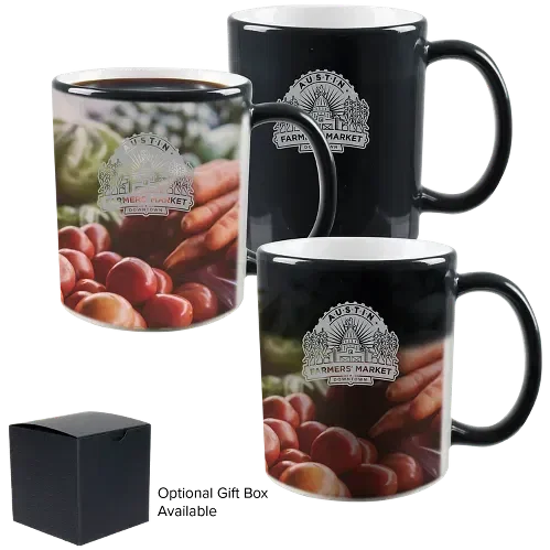 Mystique® Color-Changing Stoneware Mug (11 oz)