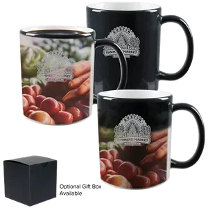 Mystique® Color-Changing Stoneware Mug (11 oz)