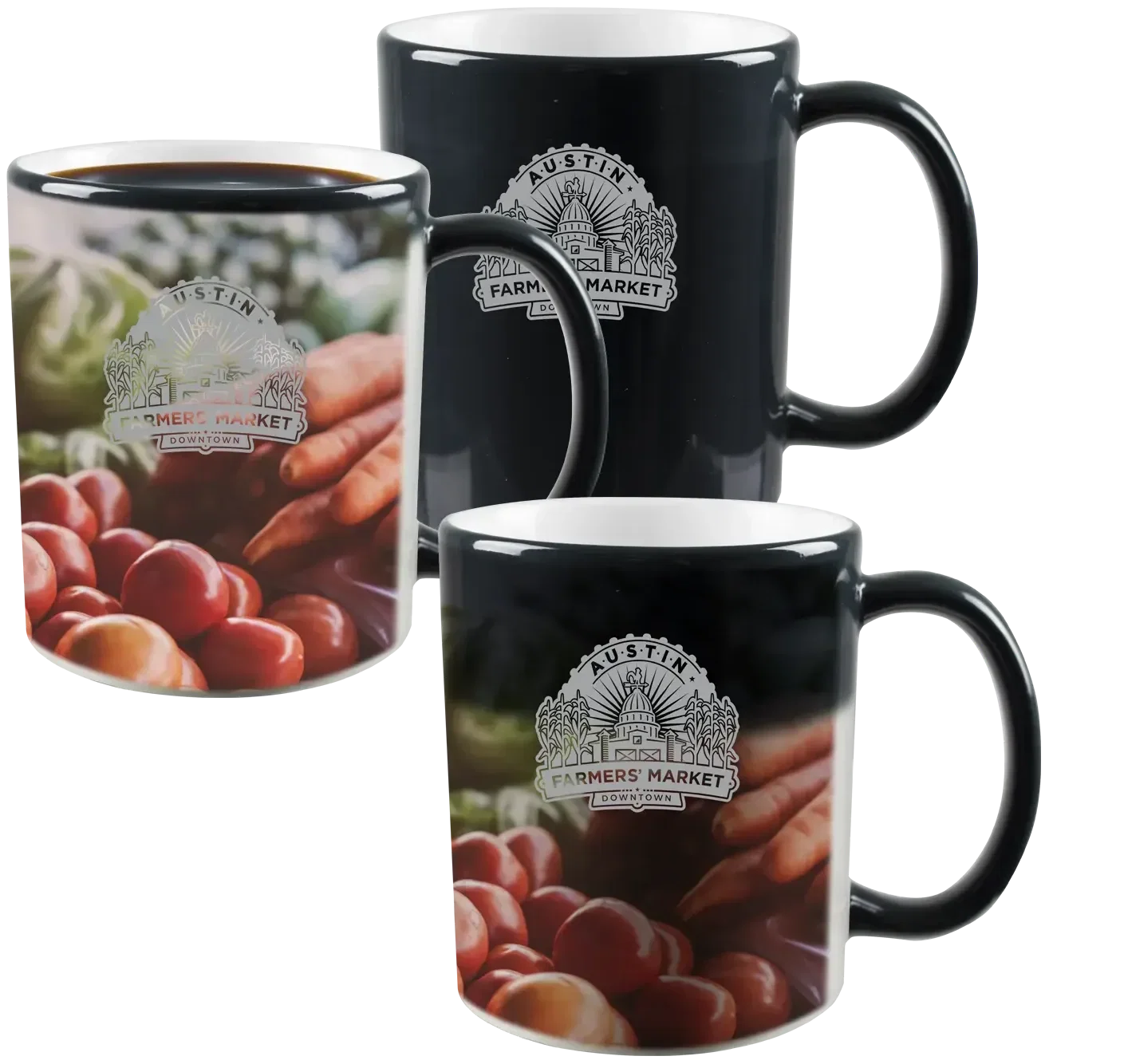 Mystique® Color-Changing Stoneware Mug (11 oz) — view 3