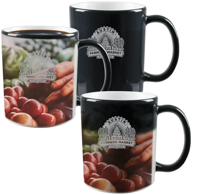 Mystique® Color-Changing Stoneware Mug (11 oz) — view 3