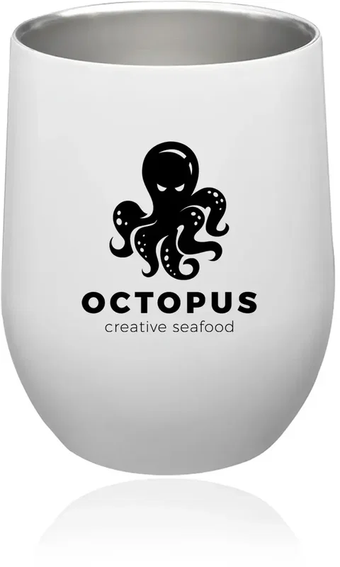 Custom Logo Stemless Wine Glasses - 11 oz. — view 2
