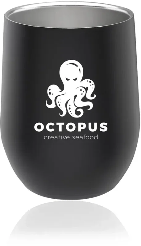 Custom Logo Stemless Wine Glasses - 11 oz. — view 4