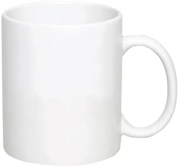 Personalized White Ceramic Mug - 11 oz. — view 2