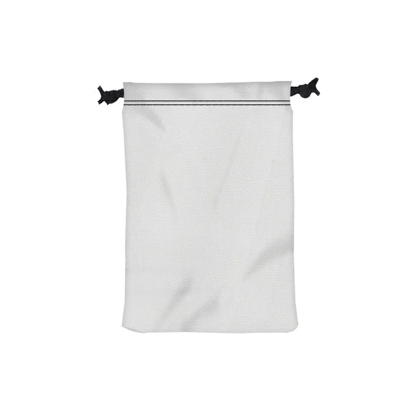 - 11" W X 16" H Canvas Drawstring Bag — view 3