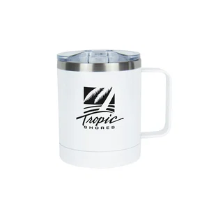 11 Oz Double Wall Stainless Steel Vacuum Coffee Cup, Laser Engraved