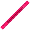 12" Fluorescent Wood Ruler - English Scale in Neon Pink