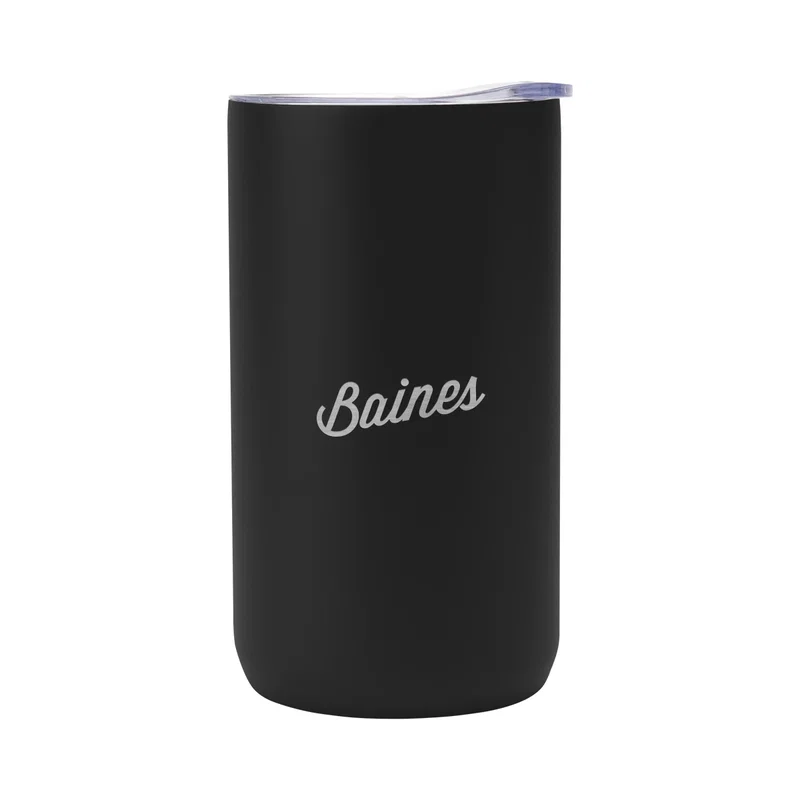 Interior chamber sized to hold a slim beverage can